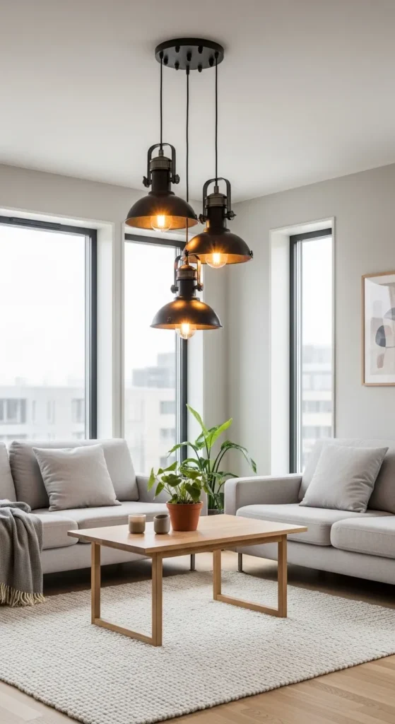 Industrial Lighting with Scandinavian Simplicity