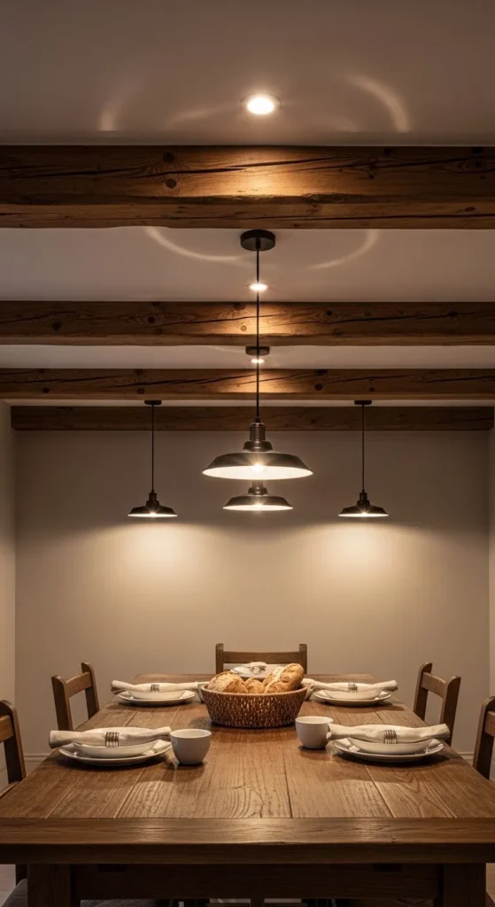 Rustic Wooden Ceiling Beams