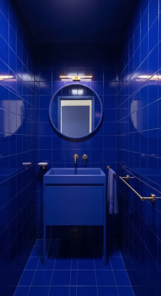 Color Drenched Ceiling and Walls