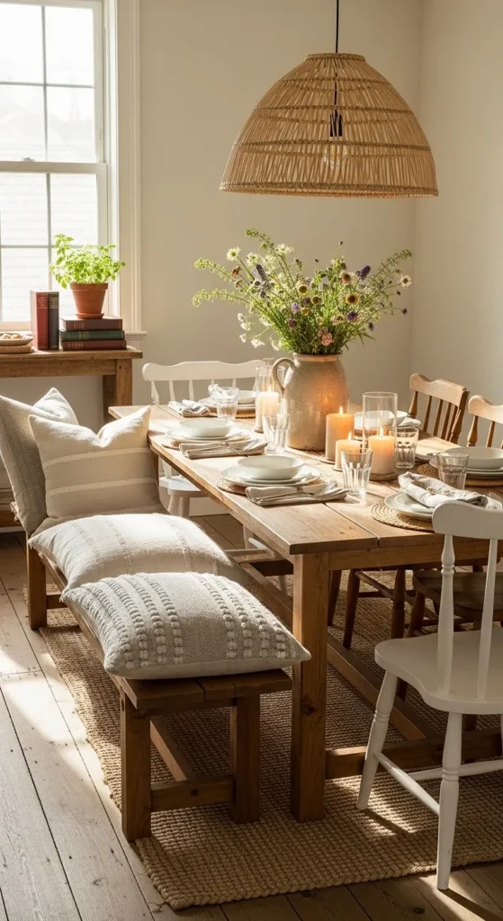 Farmhouse Bench Seating