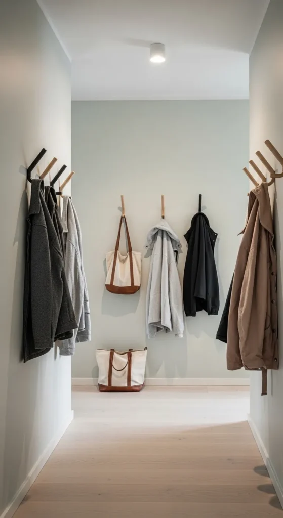 Wall Hooks with Minimalist Styling