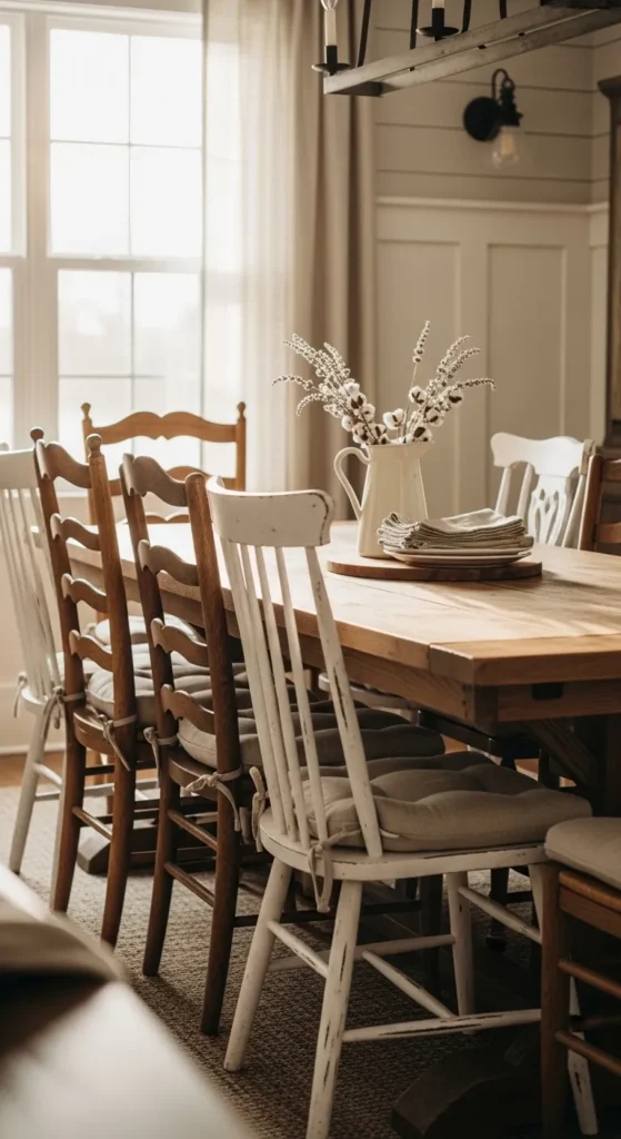 Vintage Inspired Dining Chairs