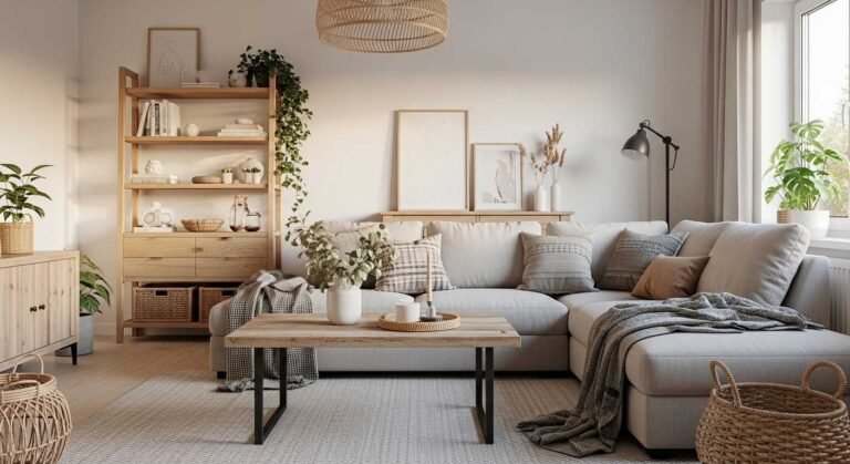 11 Scandi Rustic Living Room Ideas That Feel Warm & Cozy