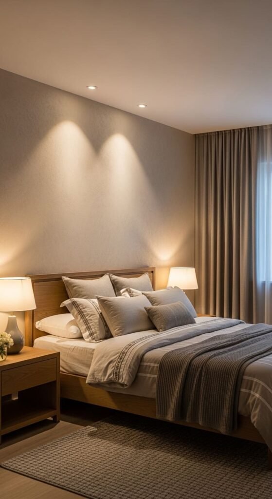 Beige with Layered Lighting