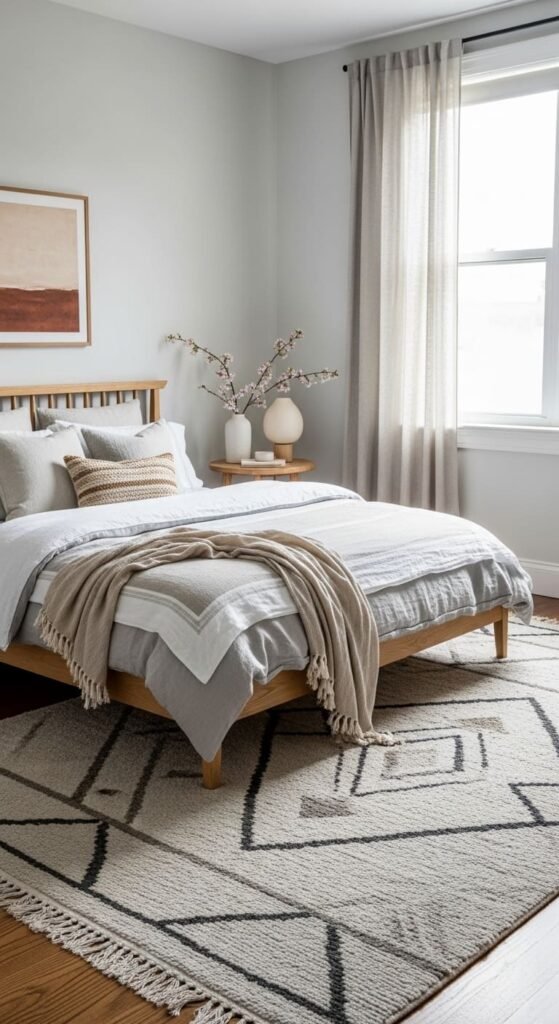Soft Layered Bedding with Cozy Textiles