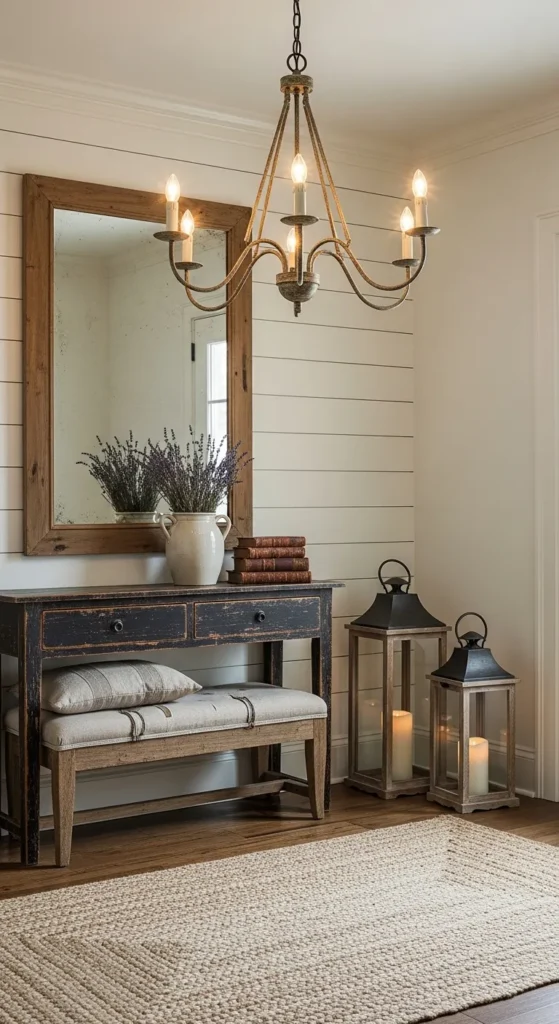 Beaded Farmhouse Chandelier