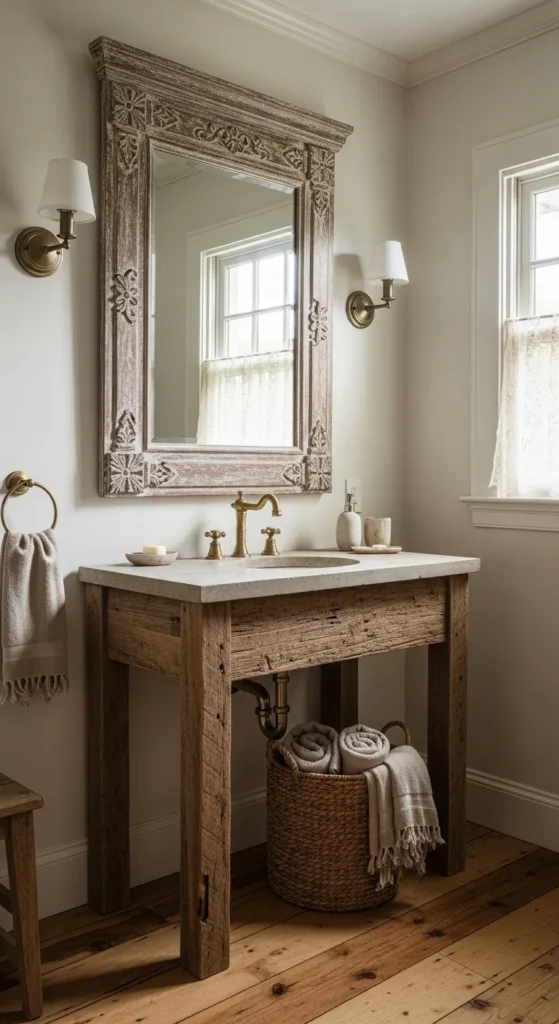 Antique Mirrors With Distressed Frames