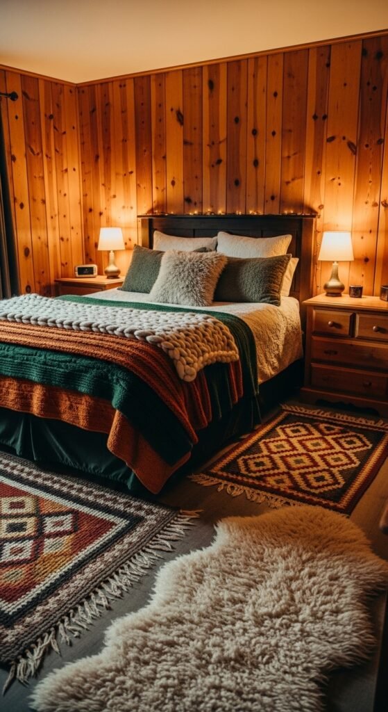 Rustic Paneling for Cozy Retreats