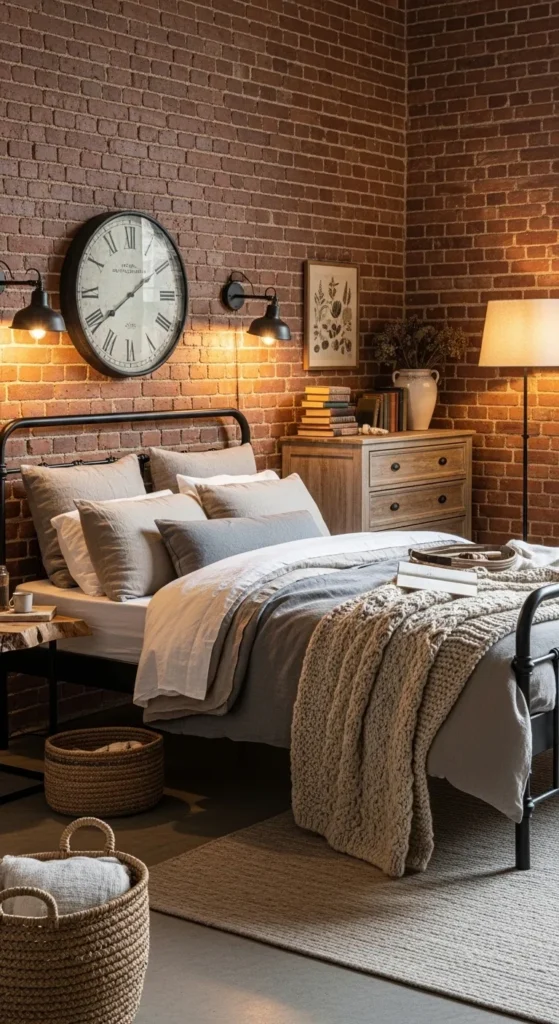 Rustic Industrial Bedroom