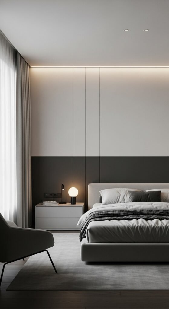 Two-Tone Paneling for Stylish Contrast