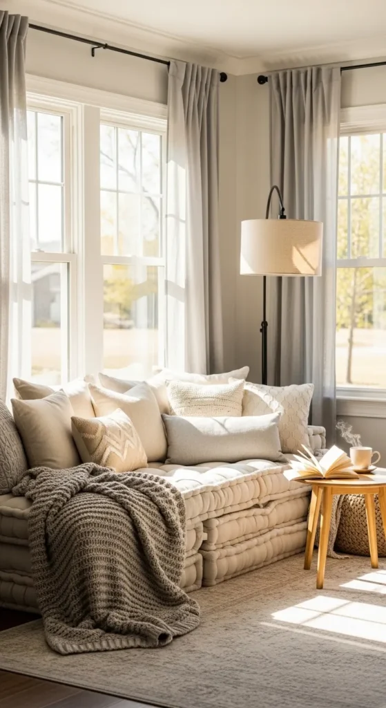 Cozy Window Seating Area