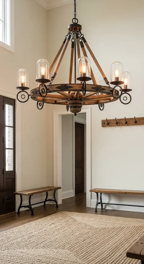 Vintage Candle-Style Chandelier