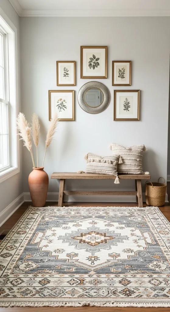Moroccan Inspired Farmhouse Rug