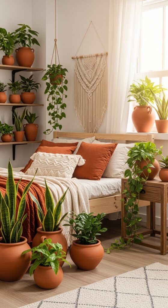 Earthy Terracotta and Clay Accents