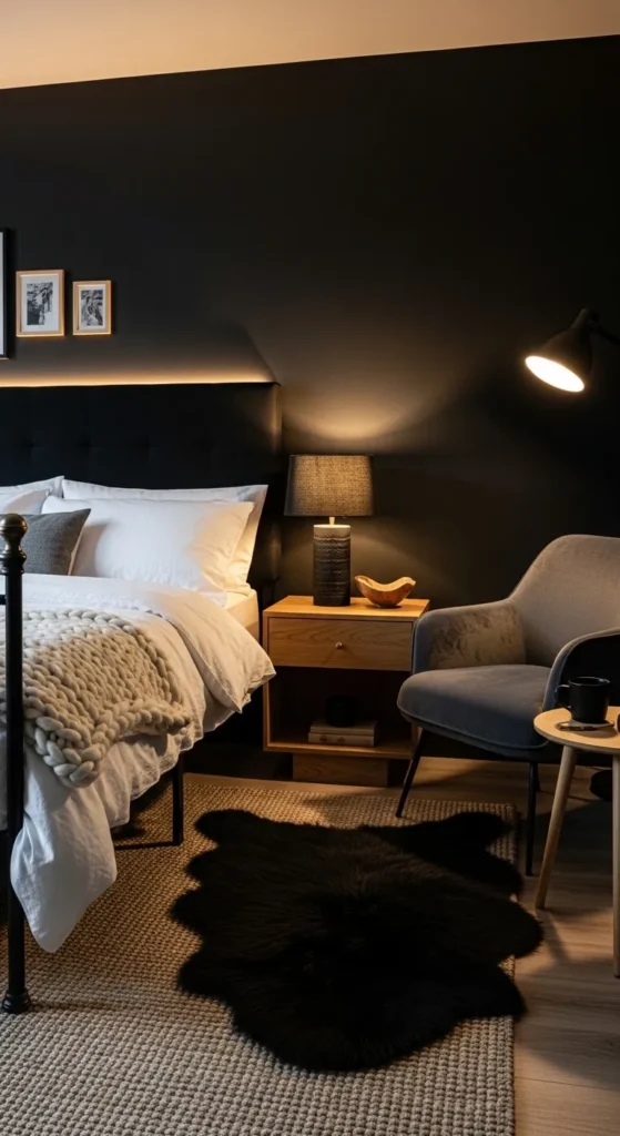 Monochromatic Black Accents