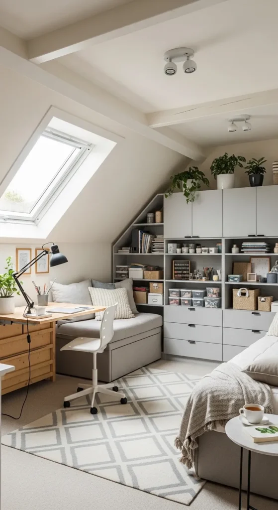Multi Purpose Attic Workspace