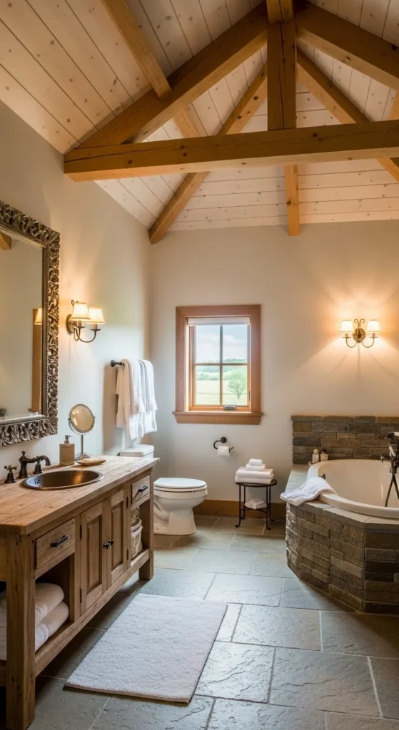 Rustic Wooden Ceiling Beams