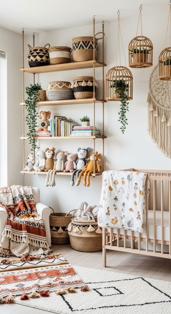 Bohemian Themed Shelving