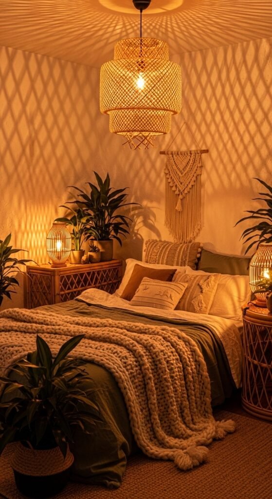 Bamboo Lighting for a Tropical Glow