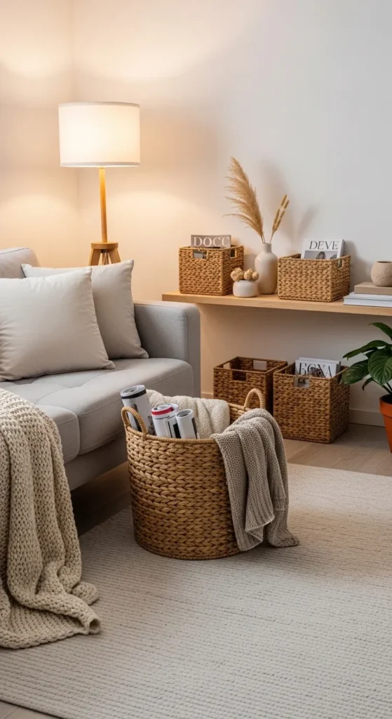 Woven Baskets and Natural Storage