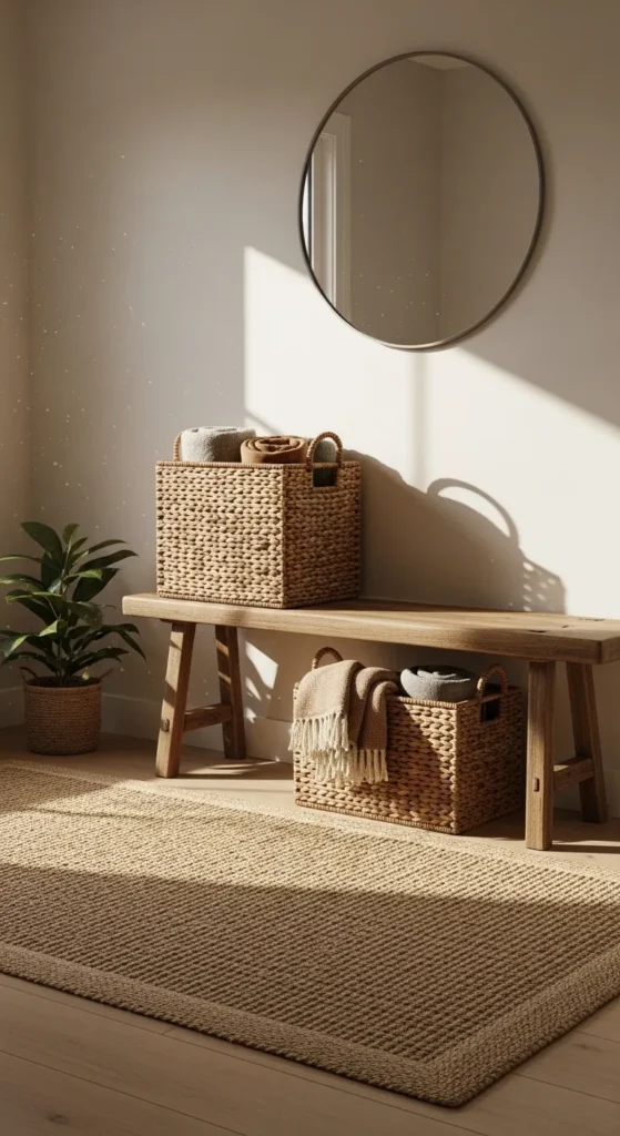  Natural Fiber Rug with Border Detail