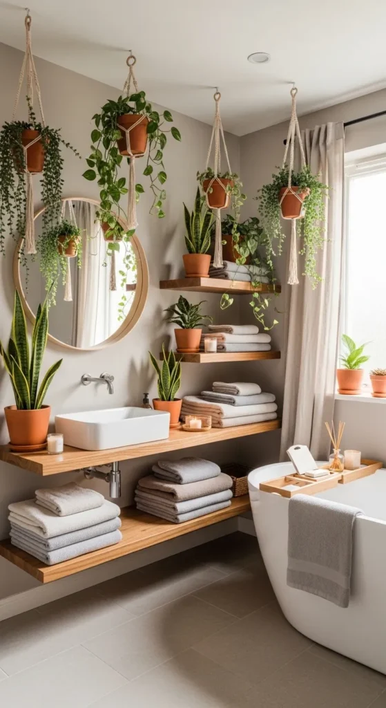 Indoor Plants and Hanging Greenery