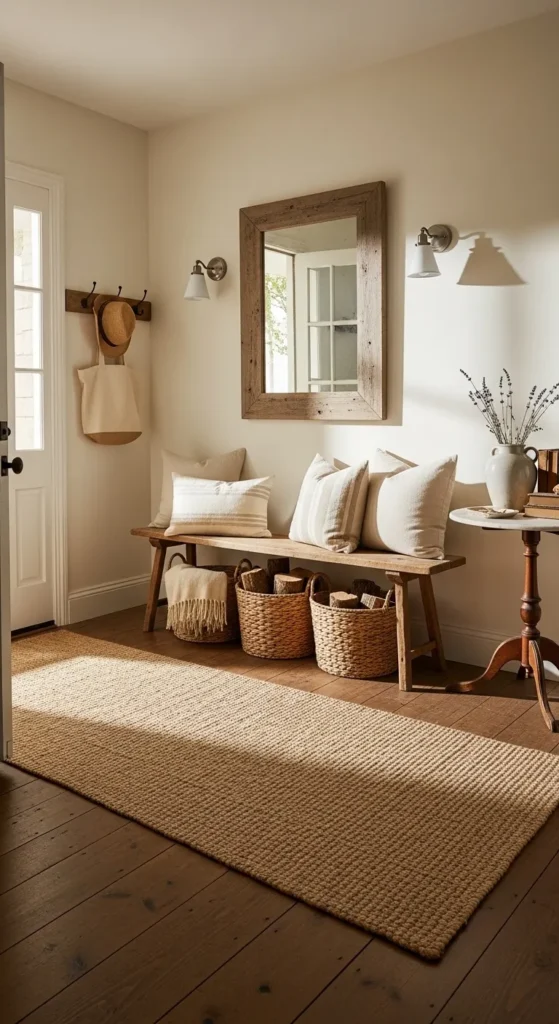 Classic Jute Runner for a Cozy Feel