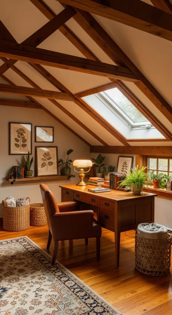 Rustic Charm with Wooden Beams