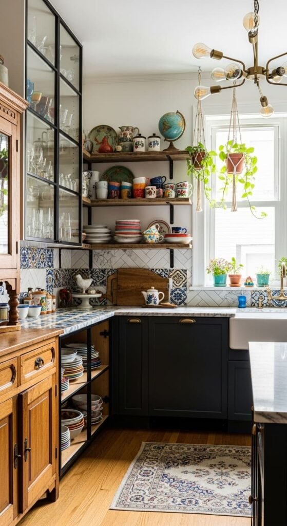 Eclectic Cabinet Mix and Match