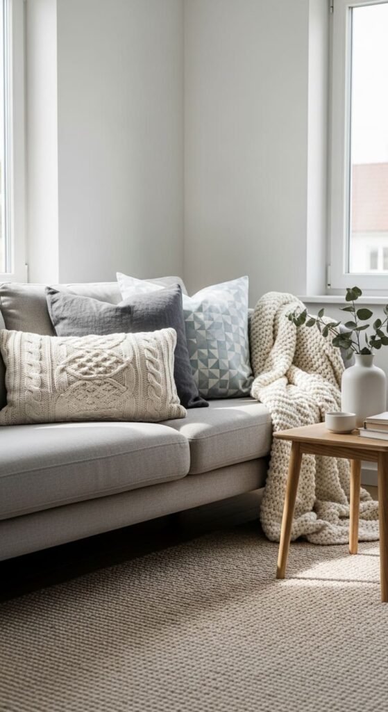 Cozy Corner with Soft Fabrics