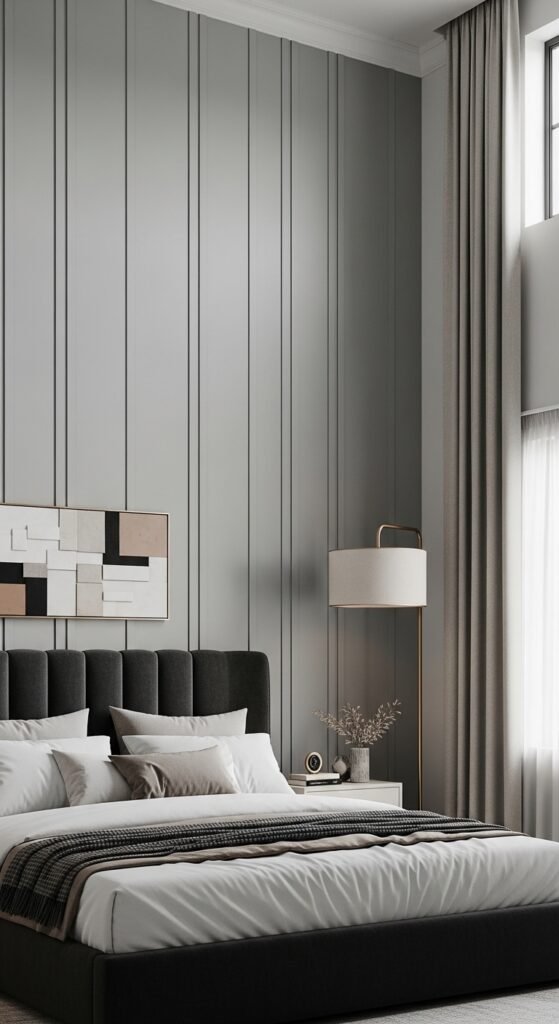 Vertical Paneling for Height and Drama