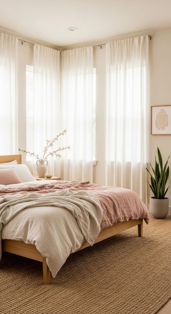 Natural Light with Sheer Window Treatments