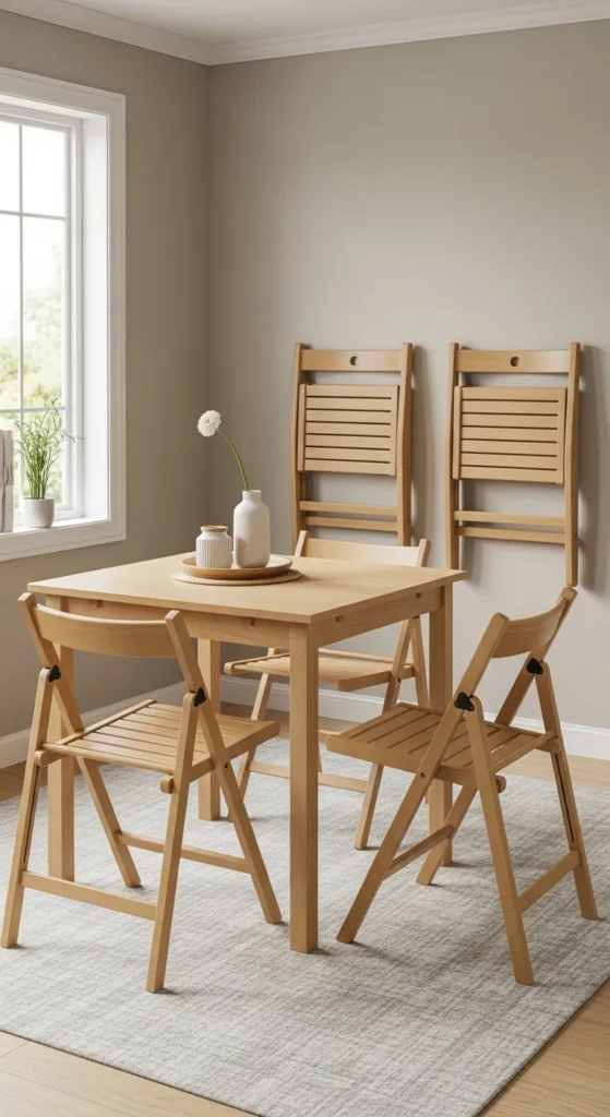 Foldable Chairs for Versatile Dining