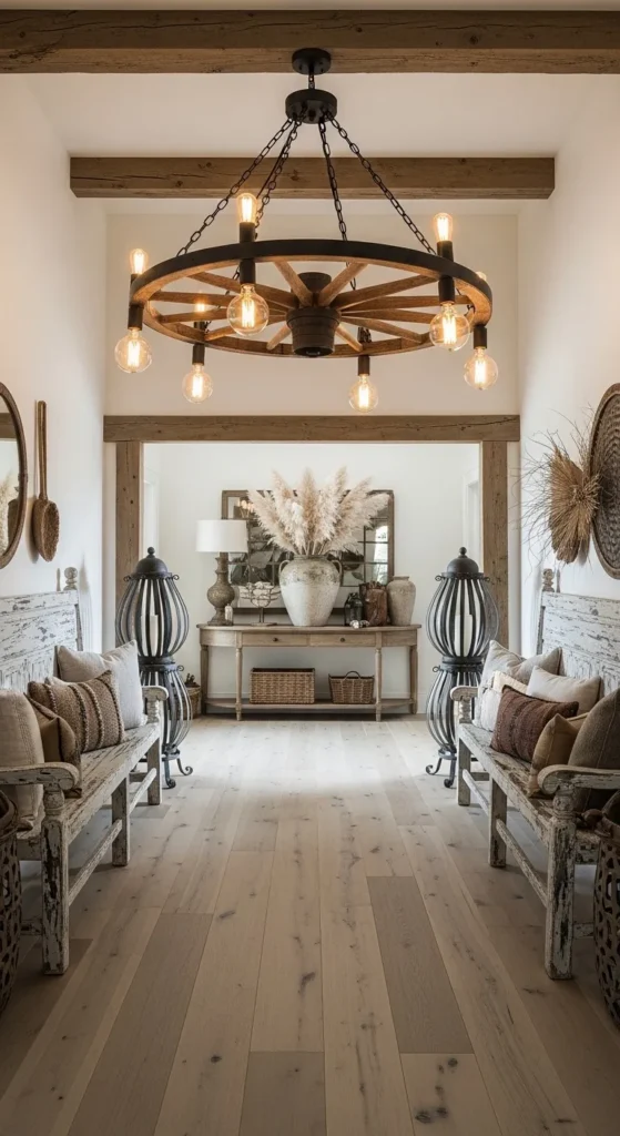 Wagon Wheel Chandelier