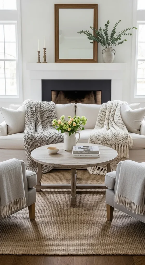 German Schmear Brick Fireplace Finish