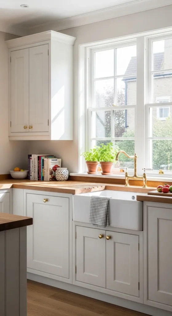 White Paneled Cabinet Doors