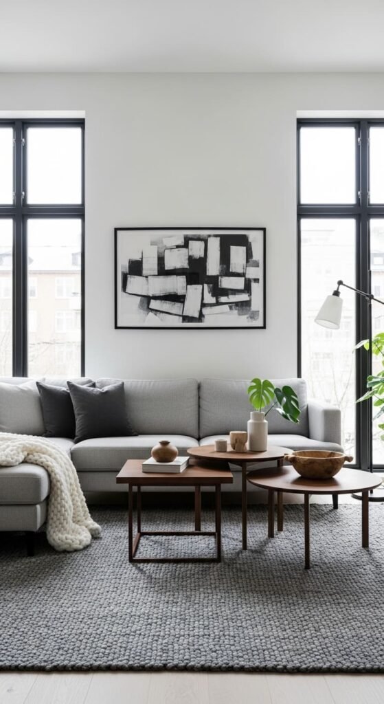 Monochrome Elegance with Subtle Contrasts