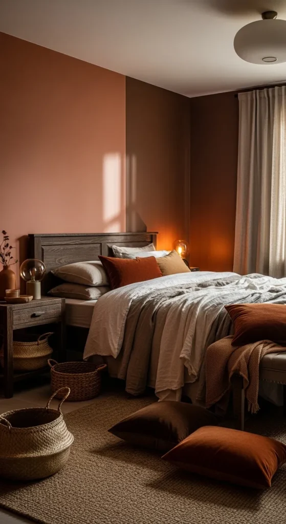 Warm Earthy Tones for Intimate Comfort