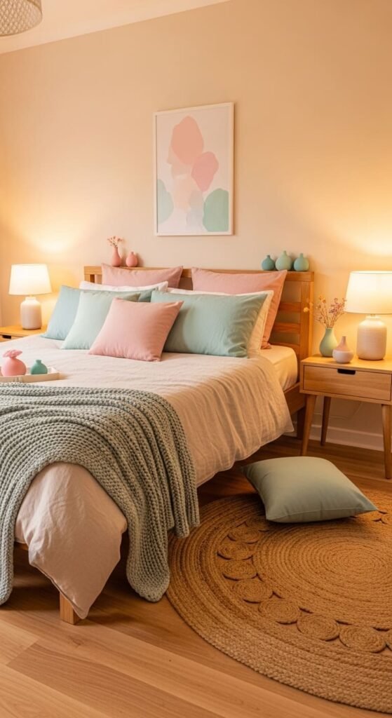 Beige with Pastel Accents