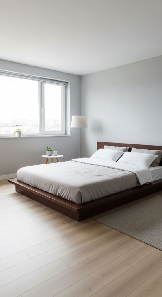 Platform Bed with Low Profile Design