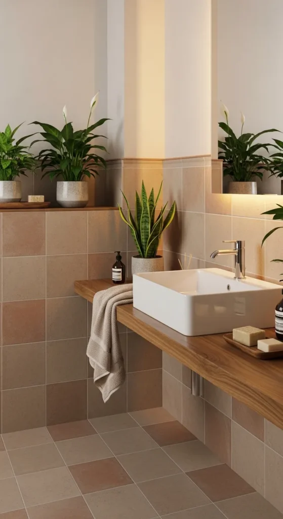 Matte Earth Toned Tiles