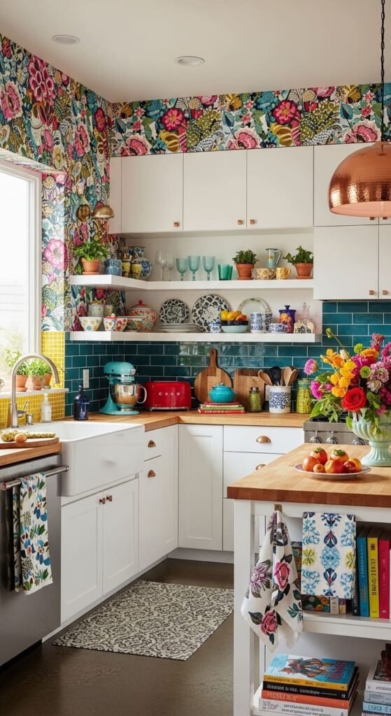 Bold Wallpaper and Accent Walls