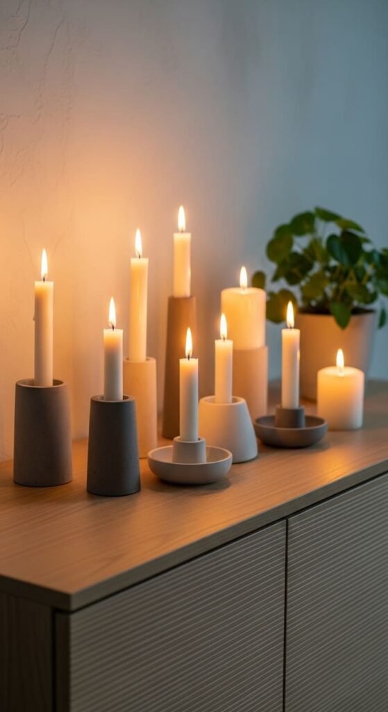 Minimal Candle Arrangements
