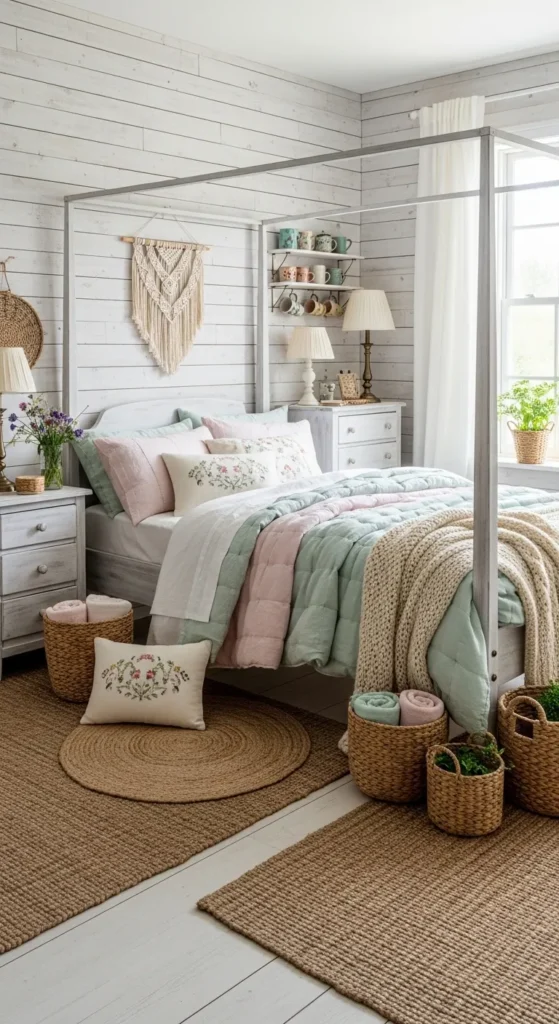  Whitewashed Wood and Soft Pastels