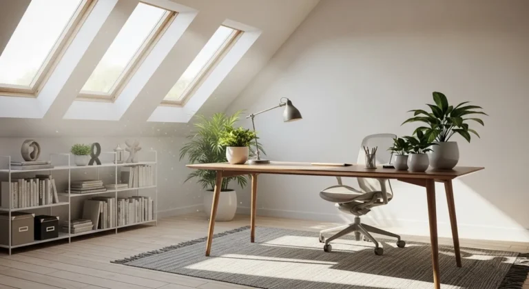 attic office ideas