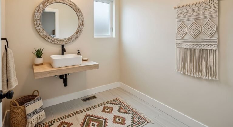 boho powder room ideas