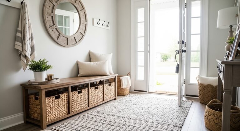 farmhouse entryway rug ideas