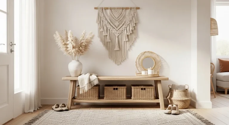 boho farmhouse entryway ideas