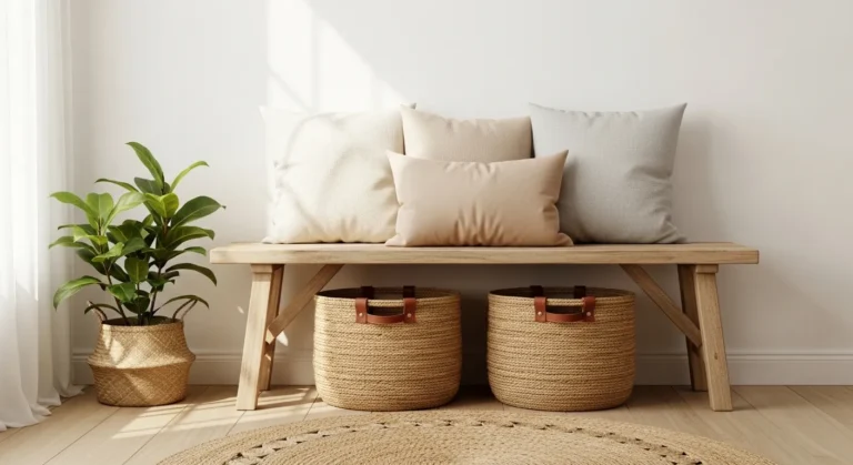 farmhouse entryway bench ideas