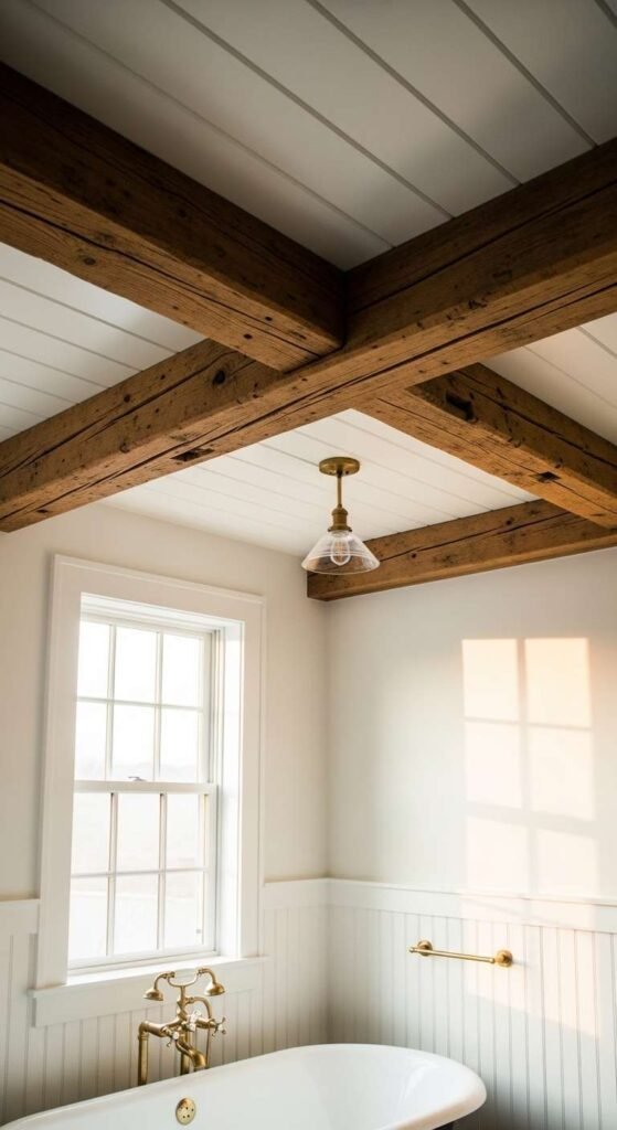 Exposed Wood Beams